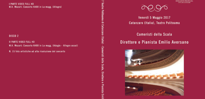 DVD cover video concerto Emilio Aversano pianist