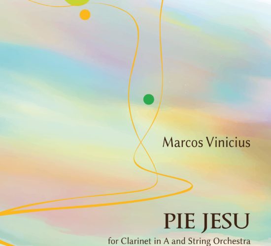 Book cover “PIE JESU” Marcos Vinicius guitarist and composer